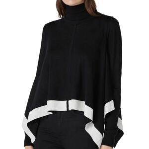 TOME Collective Black Handkerchief Sweater S